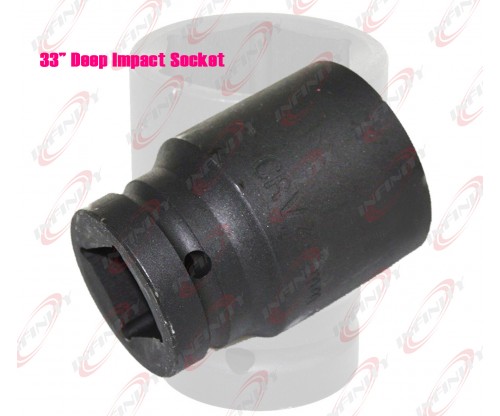 Heavy Duty 1" Drive 33mm Deep Impact Socket